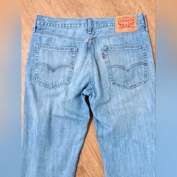 Levi's Men's 514 Straight Indigo Denim Jean 32W/34L - Picture 11 of 12